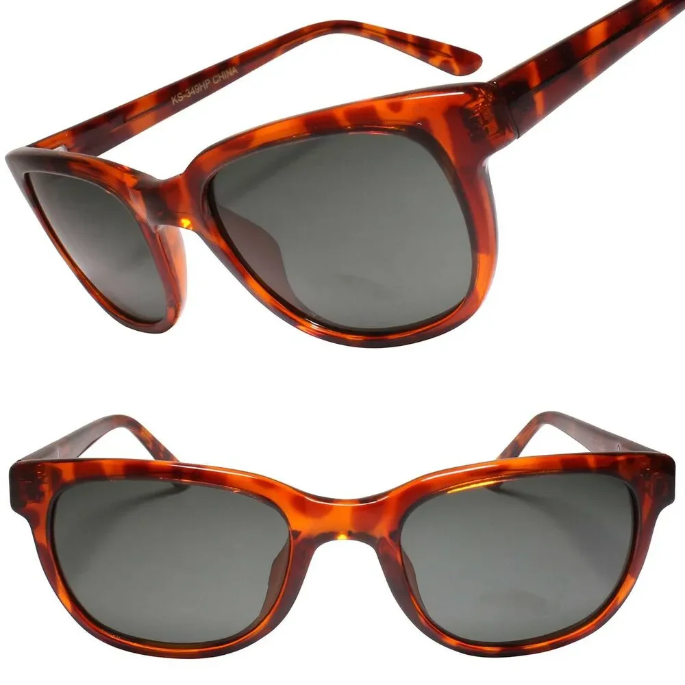 Hippie Deadstock True Genuine Vintage Tortoise Lens Small Rectangle Sunglasses